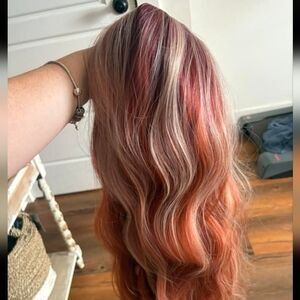 Nwot Chelsey Smith Lacefront Wig Cayanne